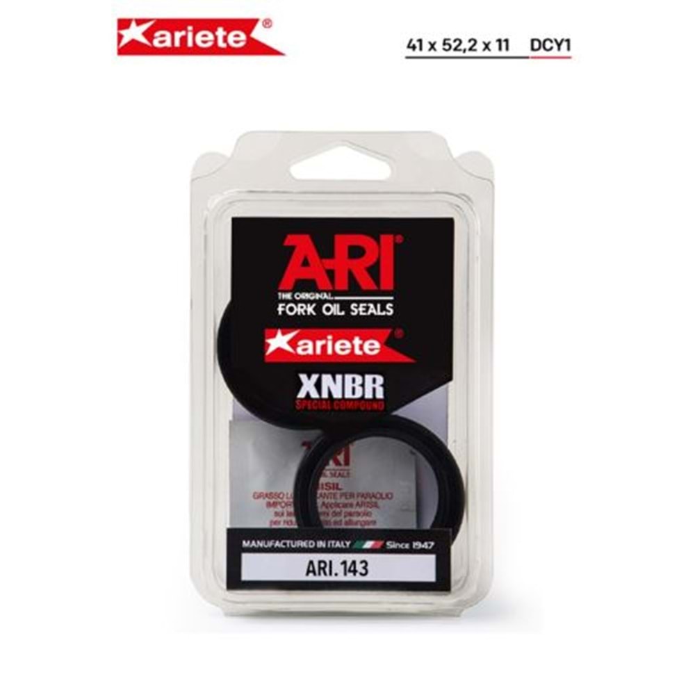 BMW R 1200 GS / ADV / RALLY ÖN AMORTİSÖR YAĞ KEÇESİ (04/12) ARIETE ARI.143 41X52,2X11 ÇİFT YAYLI