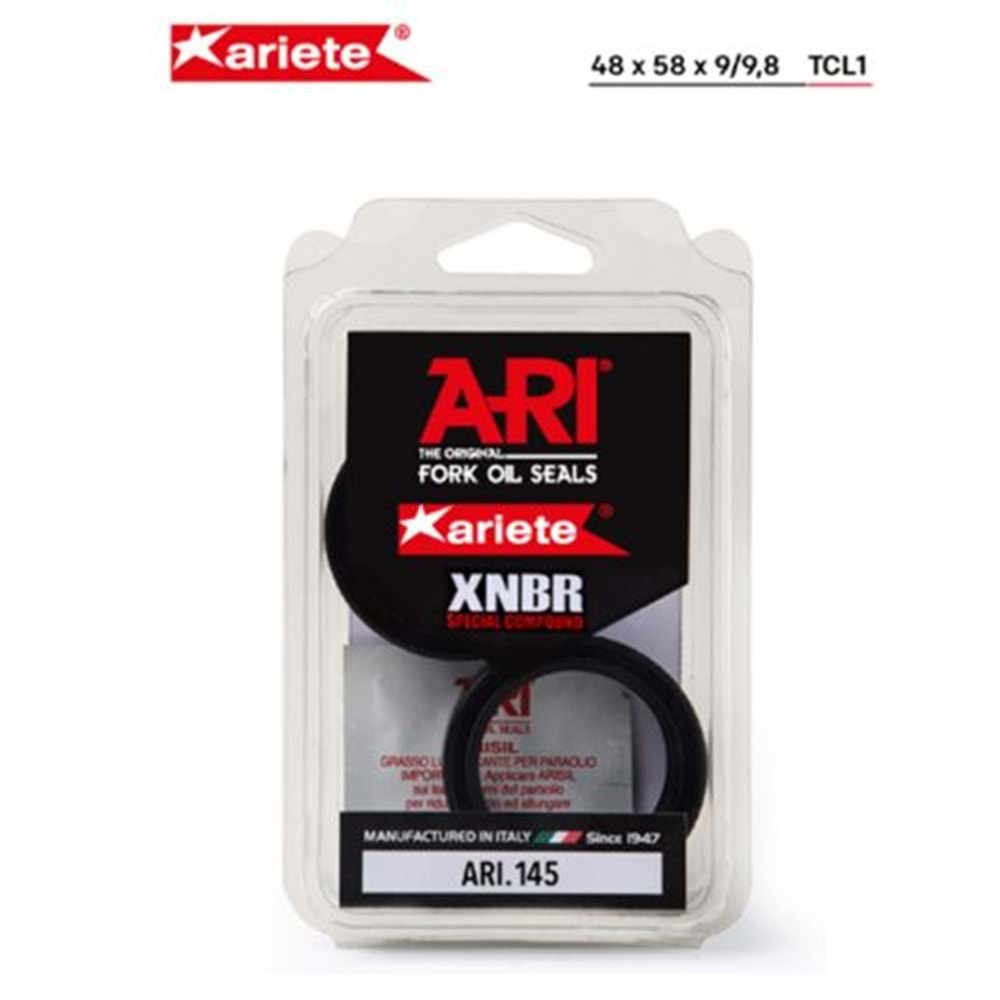 YAMAHA WR 250 F ÖN AMORTİSÖR YAĞ KEÇESİ (05/18) ARIETE ARI.145 48X58X9/9,8 TEK YAYLI