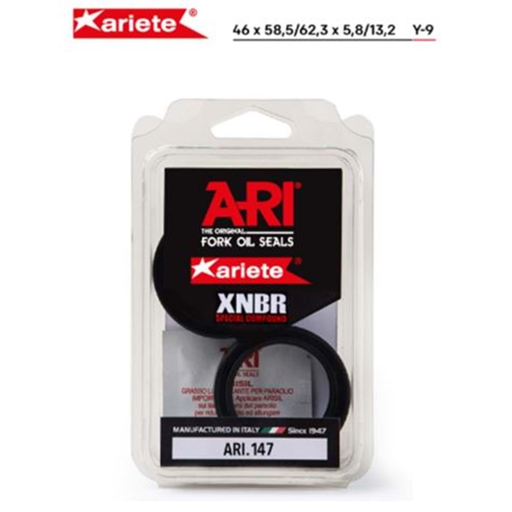 ARIETE BMW R NINE T 1200 ÖN AMORTİSÖR TOZ KEÇESİ (13/20) ARI.147 46X58,5/62,3X5,8/13,2 TOZ KEÇESİ