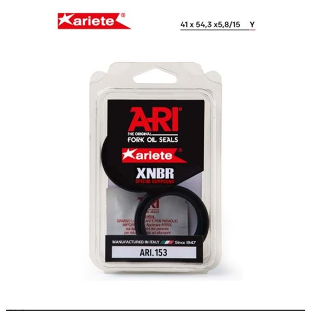 HONDA CB 650R ÖN AMORTİSÖR TOZ KEÇESİ (19/21) ARIETE ARI.153 41X54,3X5,8/15 TOZ KEÇESİ