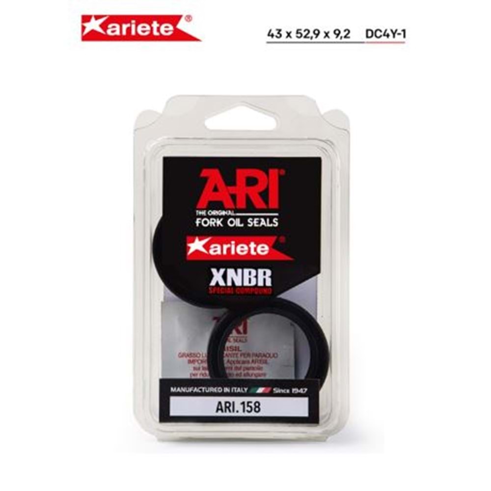 KTM DUKE 390 ÖN AMORTİSÖR YAĞ KEÇESİ (13/20) ARIETE ARI.158 43X52,9X9,2 TEK YAYLI