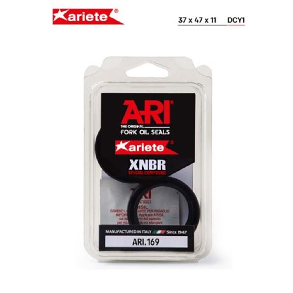 ARIETE BMW R 1200 RT ÖN AMORTİSÖR YAĞ KEÇESİ (14/15) ARI.169 37X47X11 ÇİFT YAYLI