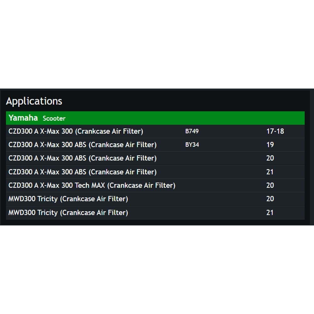 HİFLO HFA 4302 YAMAHA XMAX 250 300 17-18 DEBRİAJ ÖN FİLTRESİ
