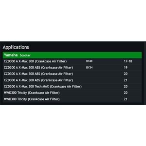 HİFLO HFA 4302 YAMAHA XMAX 250 300 17-18 DEBRİAJ ÖN FİLTRESİ