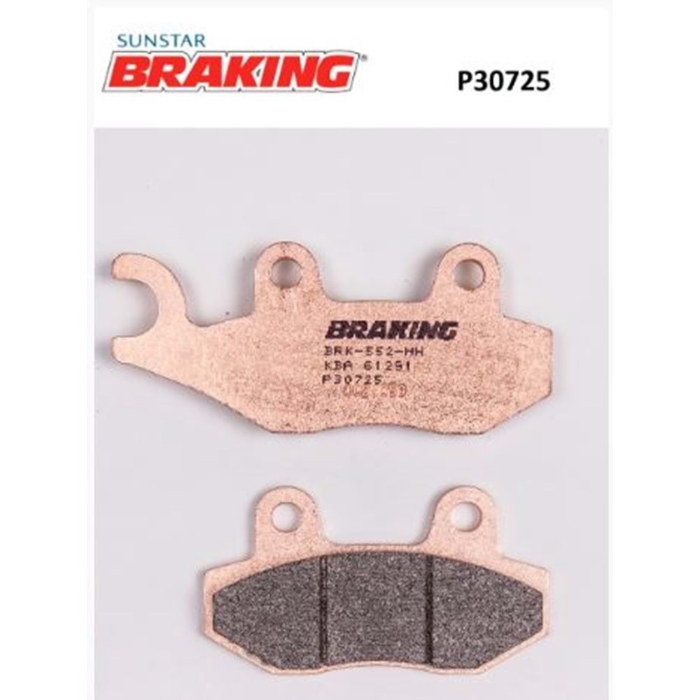 BRAKING P30725 SİNTERLİ FREN BALATASI