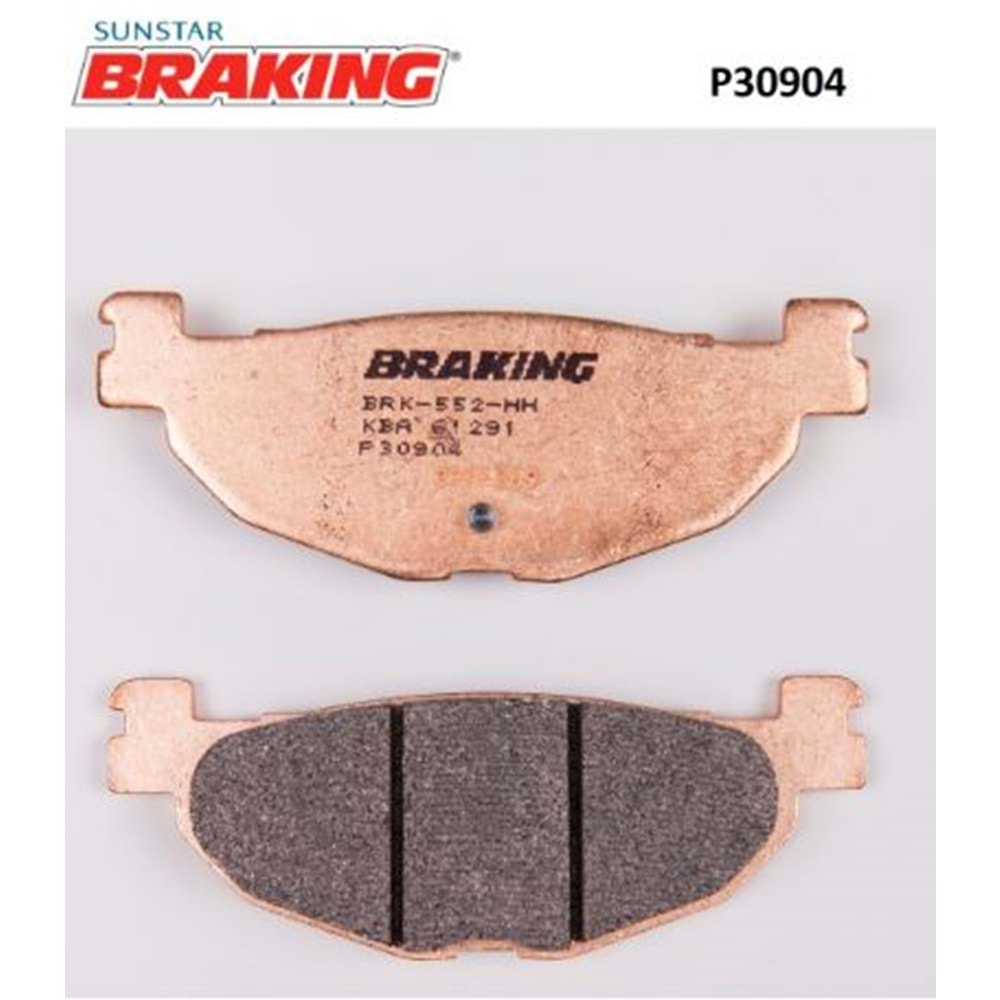 BRAKING P30904 SİNTERLİ ARKA FREN BALATASI