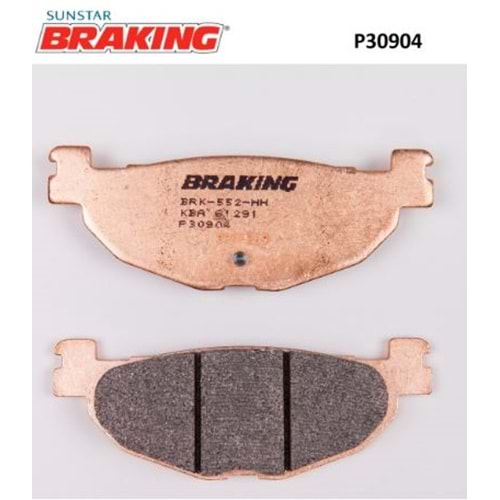 BRAKING P30904 SİNTERLİ ARKA FREN BALATASI