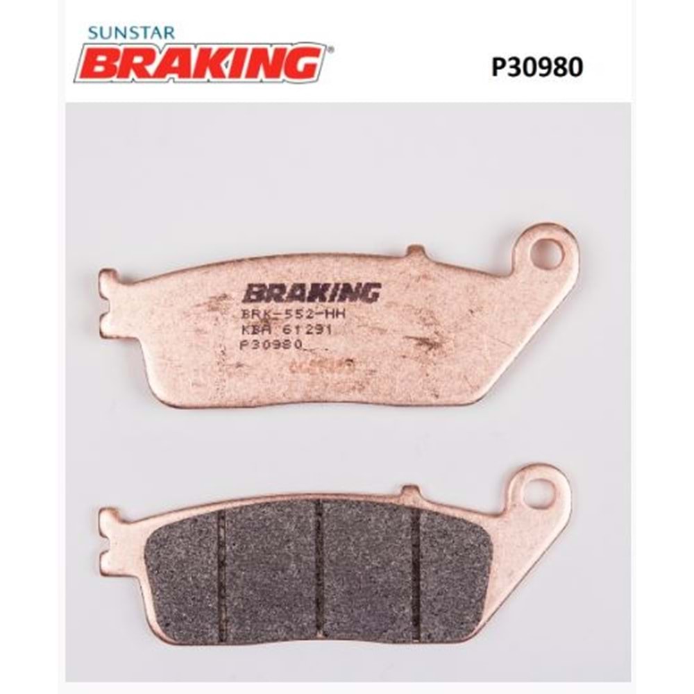 BRAKING P30980 SİNTERLİ ARKA FREN BALATASI