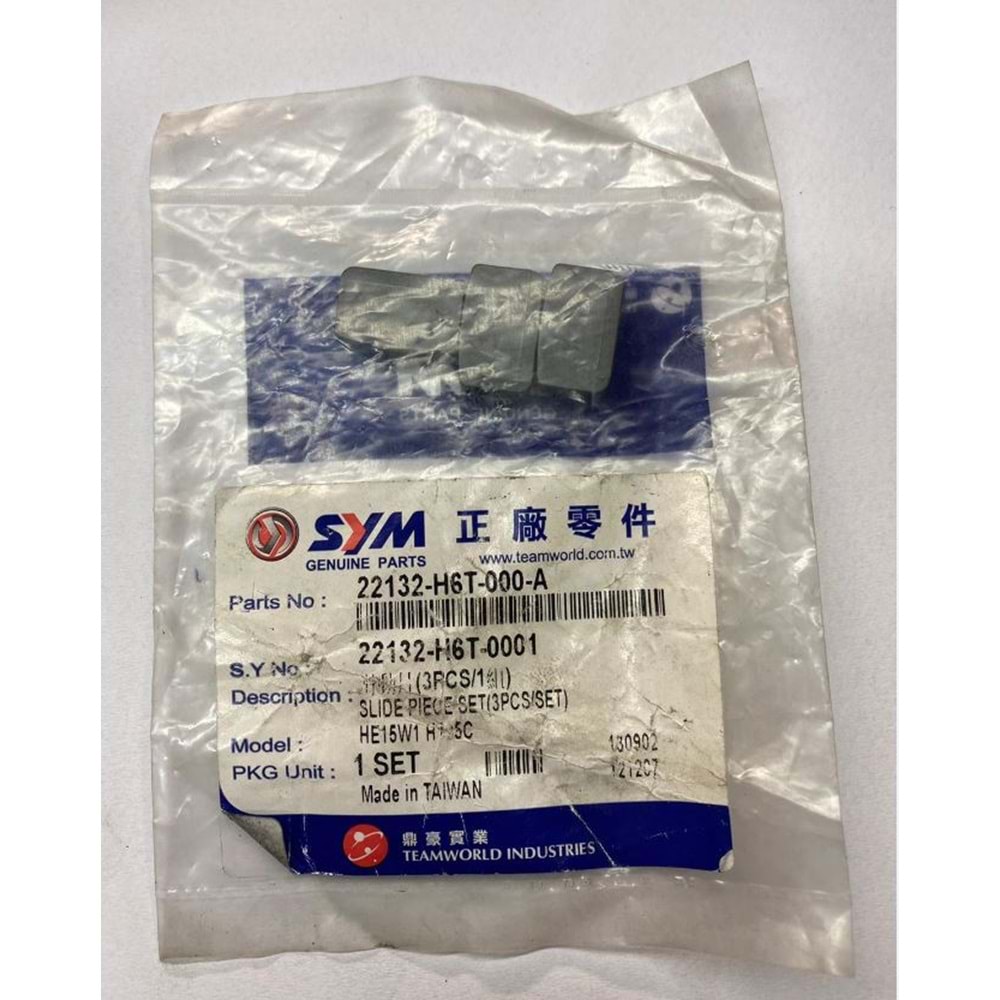 SYM VS125 VS 150 KIZAK KAYMA 22132-H6T-000-A