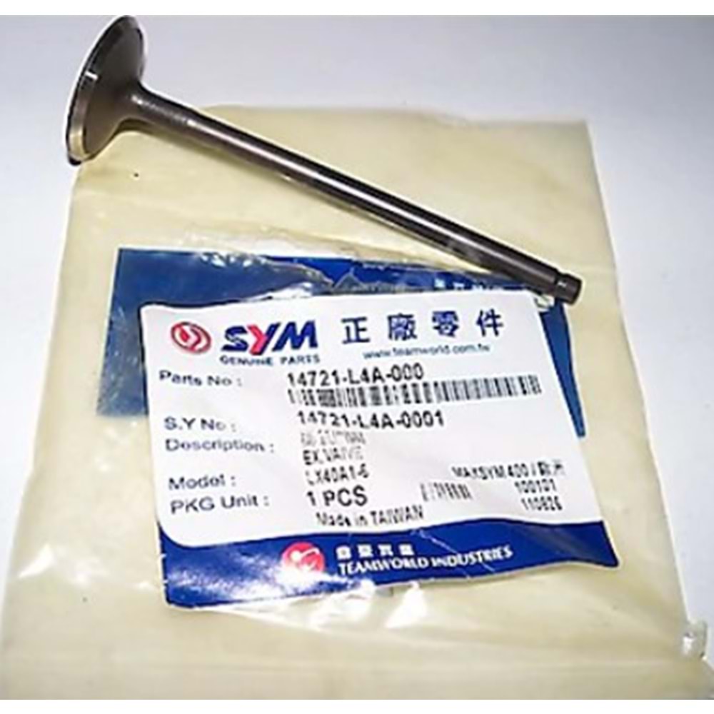 SYM MAX SYM 400 Emme Sübabı / ADET FİYATIDIR. 14711-L4A-000