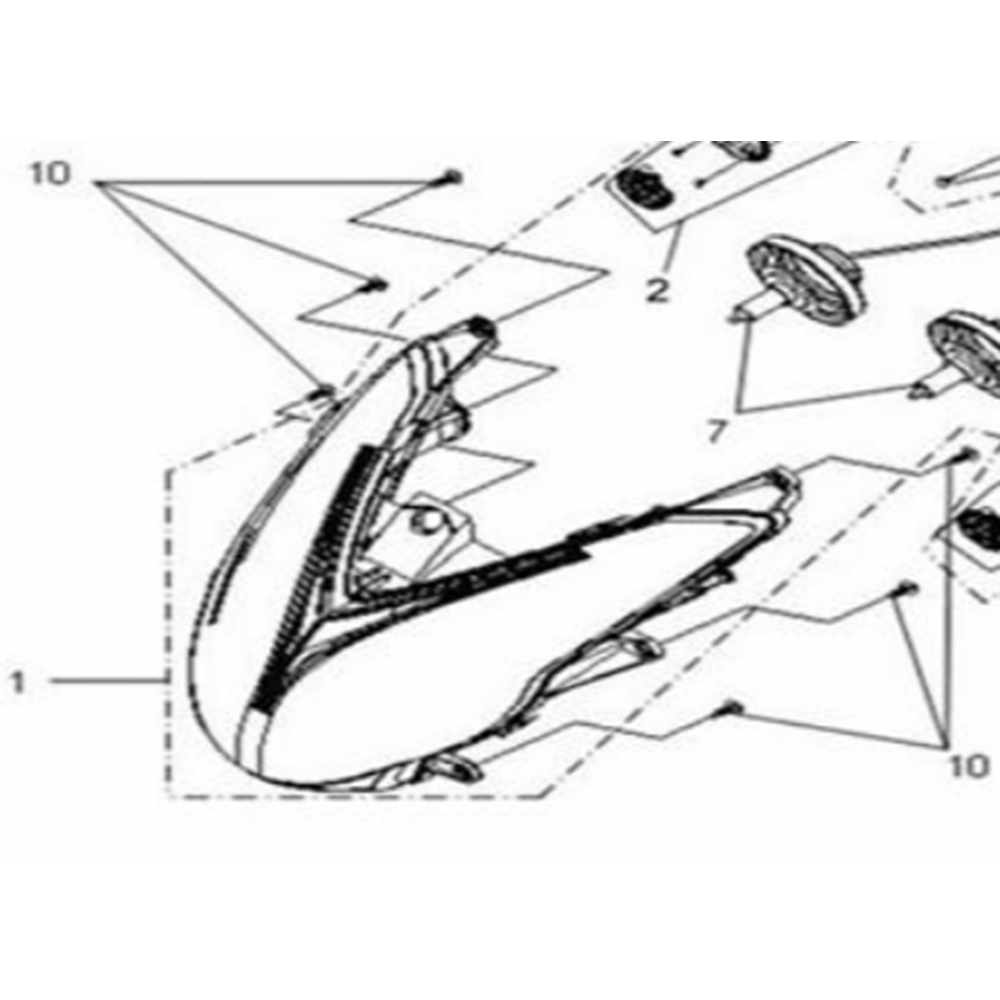 SYM VS 150 Far Komple 33100-VS1-920
