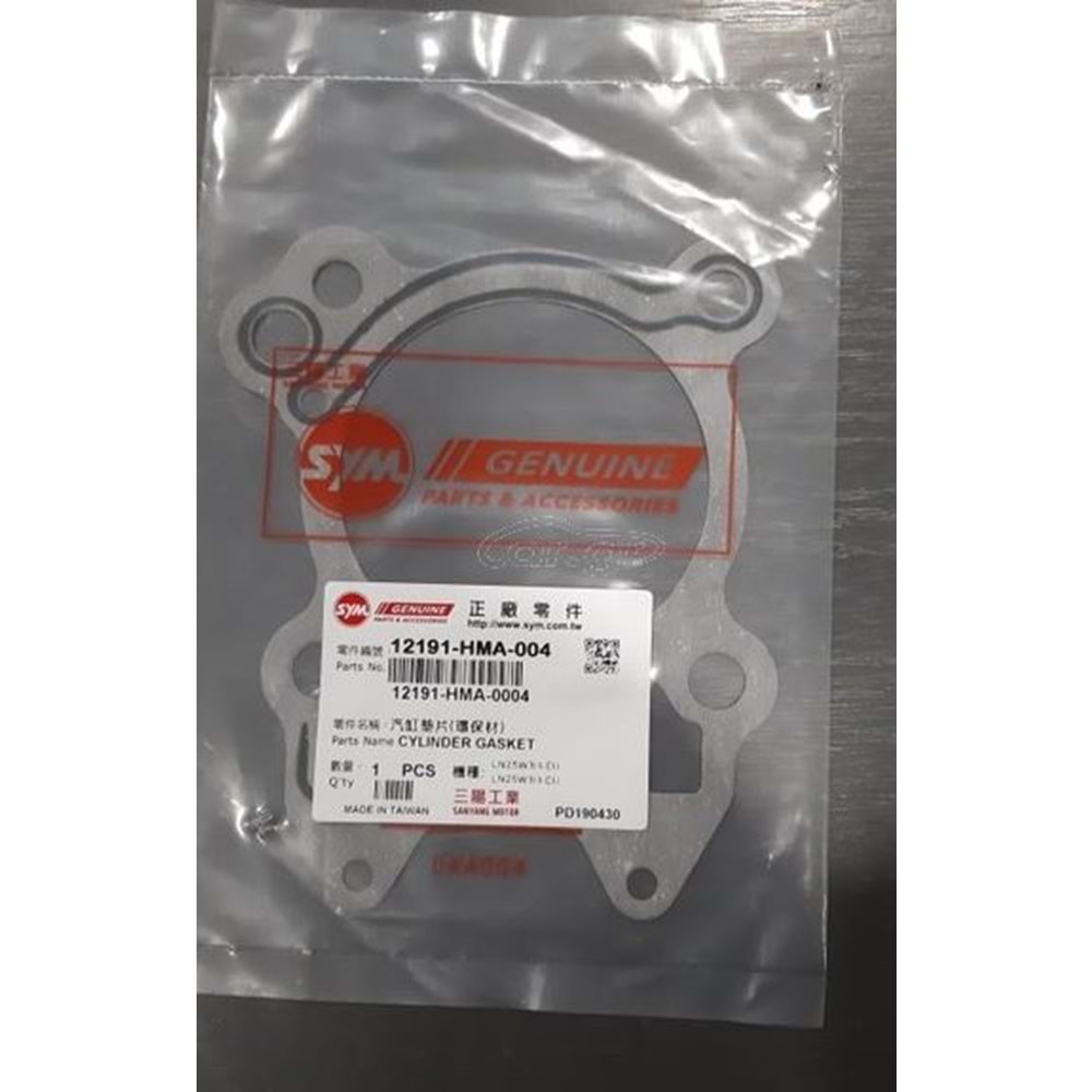 SYM GTS 250 SİLİNDİR ALT CONTA 12191-HMA-004