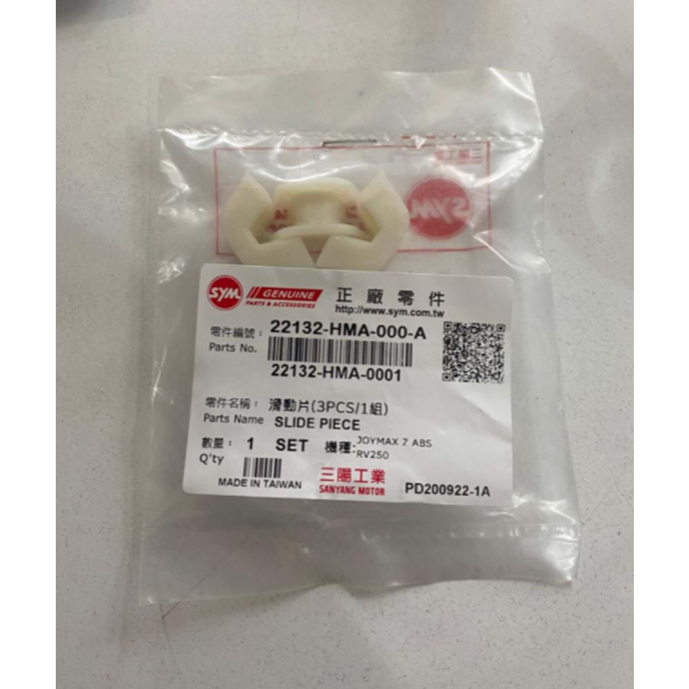 SYM GTS 250 Varyatör Tırnağı / 3 ADET - TK.FİYATIDIR 22132-HMA-000-A