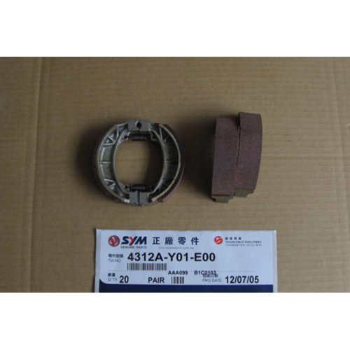 SYM ORBİT 50 4T EFİ 4 FREN BALATASI ARKA/KAMPANALI FREN 4312A-Y01-E00
