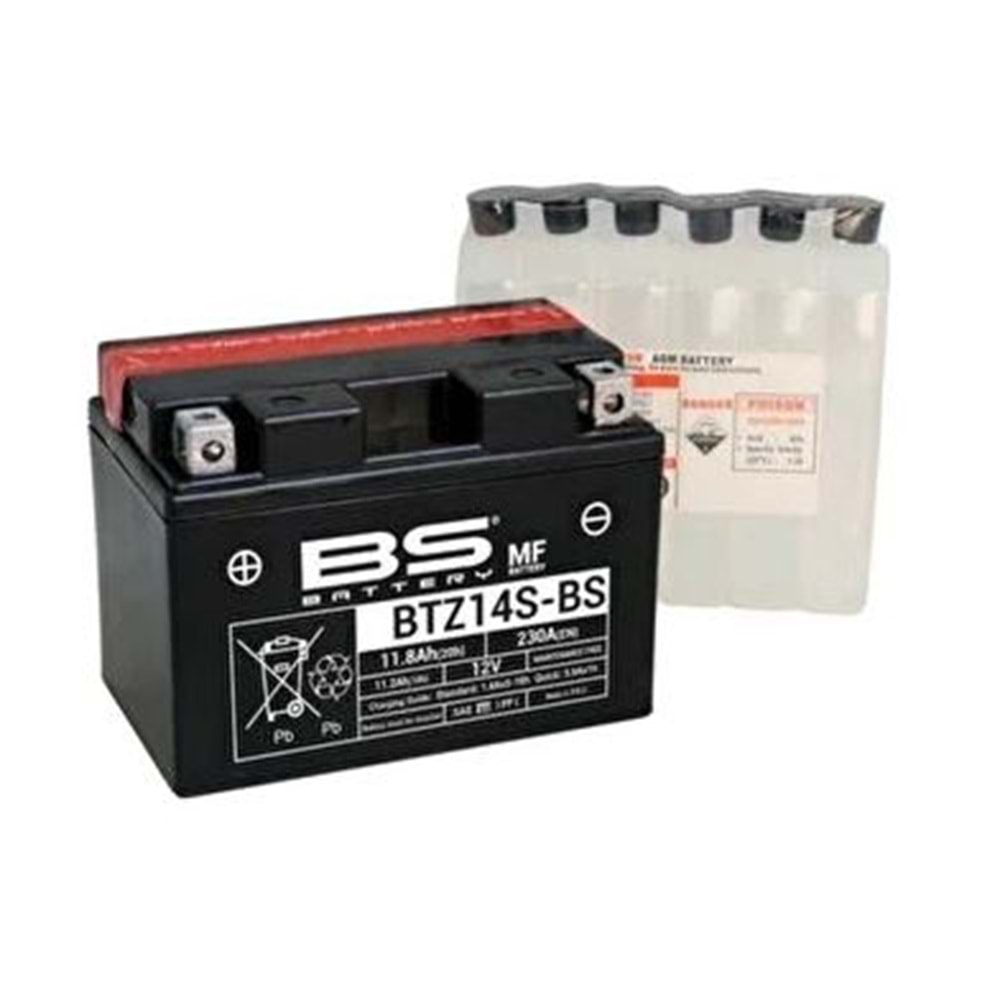 BS BATTERY BTZ14S-BS Motosiklet Aküsü