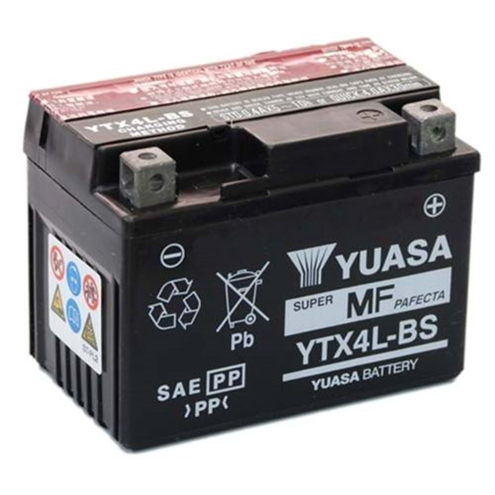 YUASA YTX4L-BS Motosiklet Aküsü