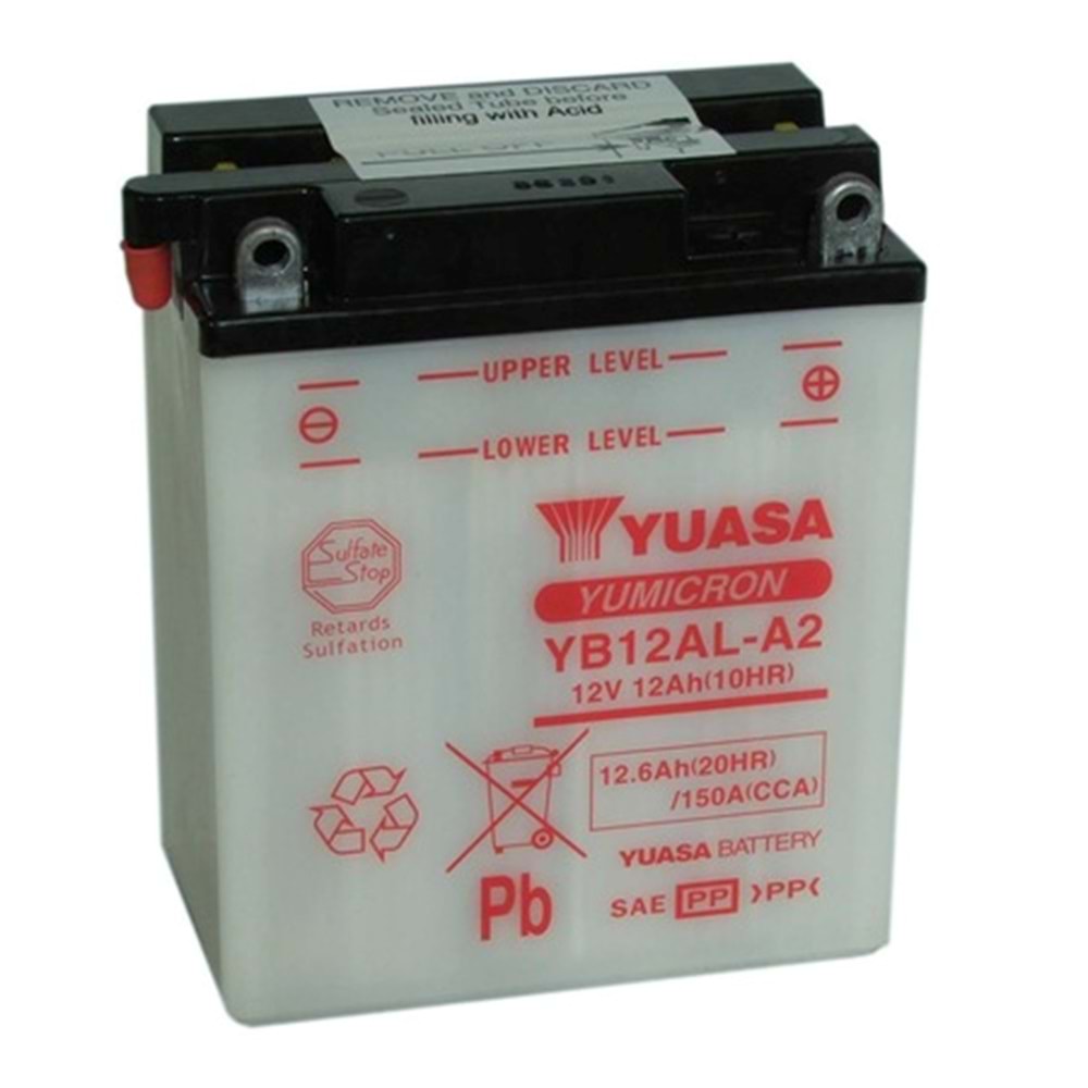 YUASA YB12AL-A2 Motosiklet Aküsü