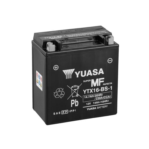 YUASA YTX16-BS-1 Motosiklet Aküsü