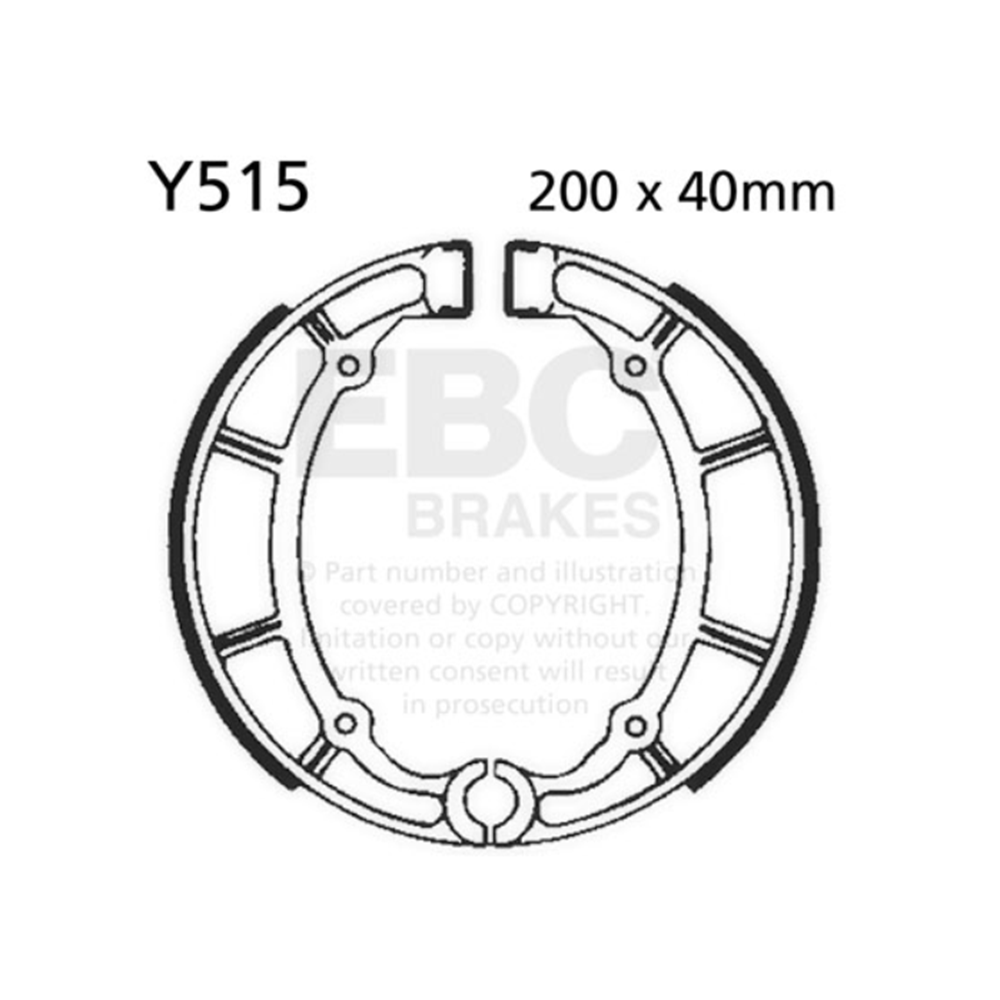 EBC YAYLI KAMPANA SETİ Y515 XVS650 XVS750 DRAGSTAR