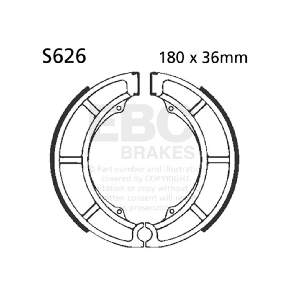 SUZUKİ VL 800 EBC YAYLI KAMPANA SETİ S626
