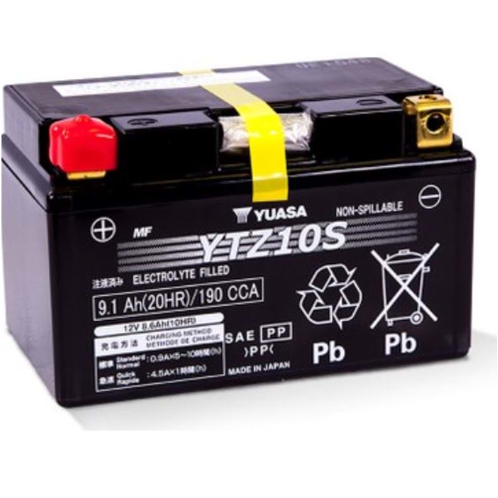 YUASA YTZ10S AKÜ MOTOSİKLET AKÜSÜ