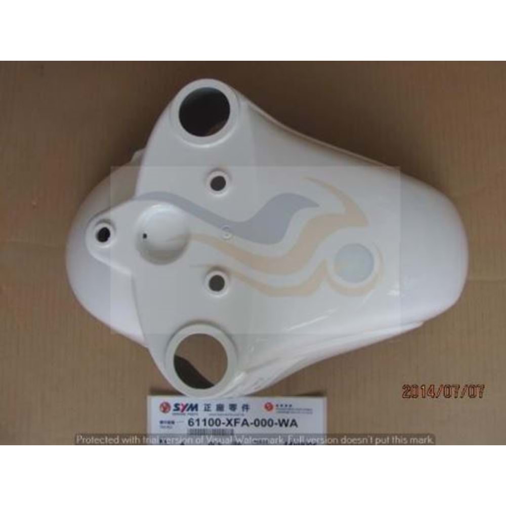 SYM FİDDLE 3 ÖN ÇAMURLUK BEYAZ 61100-XFA-000-WA