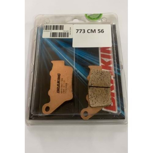 BRAKING 773CM56 ARKA FREN BALATASI SİNTERLİ 773 CM 56 FA 208