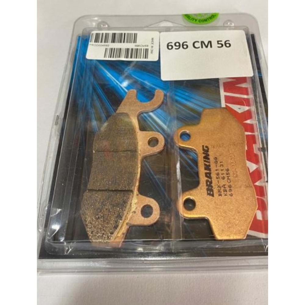 BRAKING 696CM56 ÖN FREN BALATASISİNTERLİ 696CM56