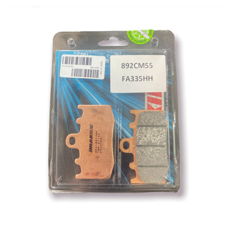 BRAKING 892CM55 ÖN FREN BALATASI SİNTERLİ 892 CM 55 FA 335HH