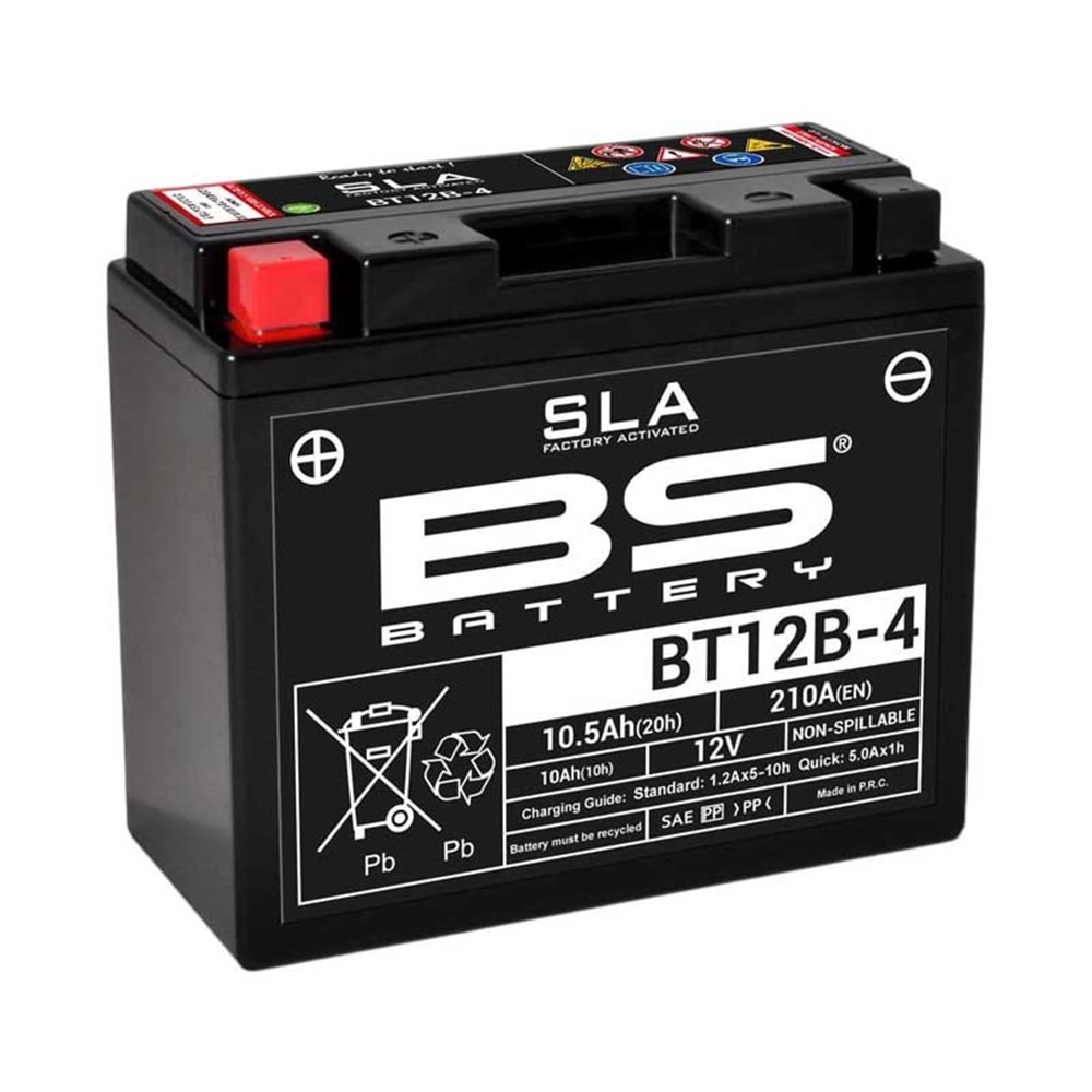 BS BATTERY BT12B-4 (SLA) MOTOSİKLET AKÜSÜ