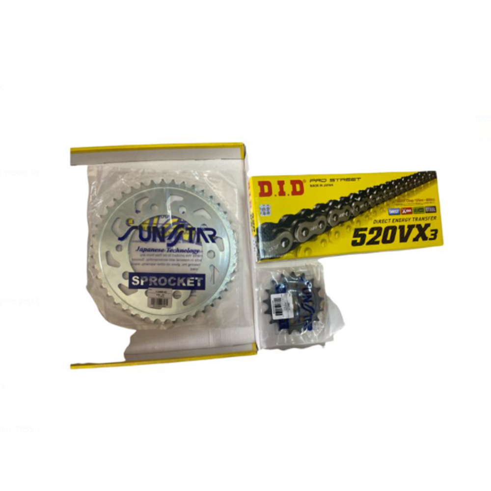 ZİNCİR DİŞLİ SETİ HONDA NC750 X SS520VXBB667 (2014-2020) DID SUNSTAR