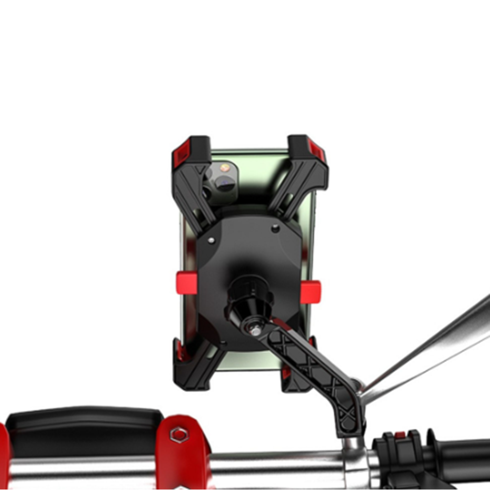 Nukrotech KN53 Ayna Bağlantılı Motosiklet Telefon Tutucu