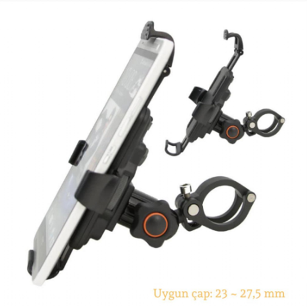 Digidock CR-1101-M04 Evrensel Telefon Tutucu Alüminyum Gidon Bağlantılı