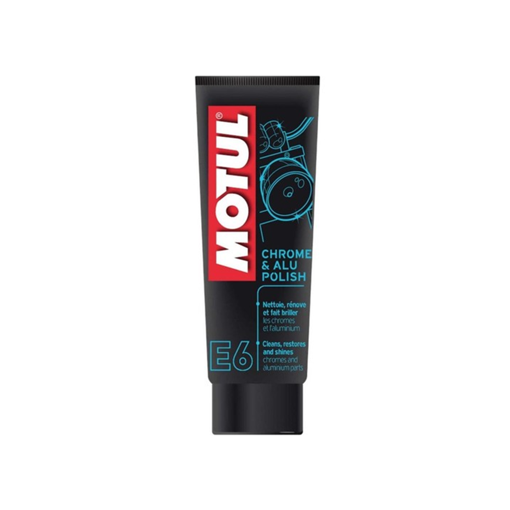 Motul E6 Krom, Nikelaj Ve Aluminyum Yüzey Parlatıcı Motul 100Ml