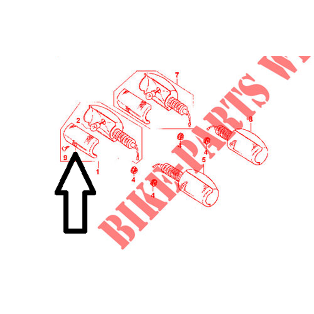 KYMCO PULSAR CK 125 SAĞ ARKA SİNYAL CAMI 33602-KGB7-C00