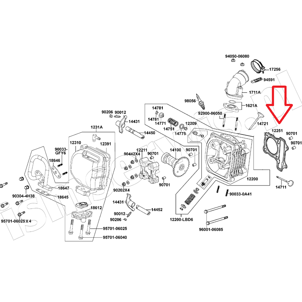 KYMCO AGİLİTY 50 SİLİNDİR ÜST CONTA 12251-LCA3-B50