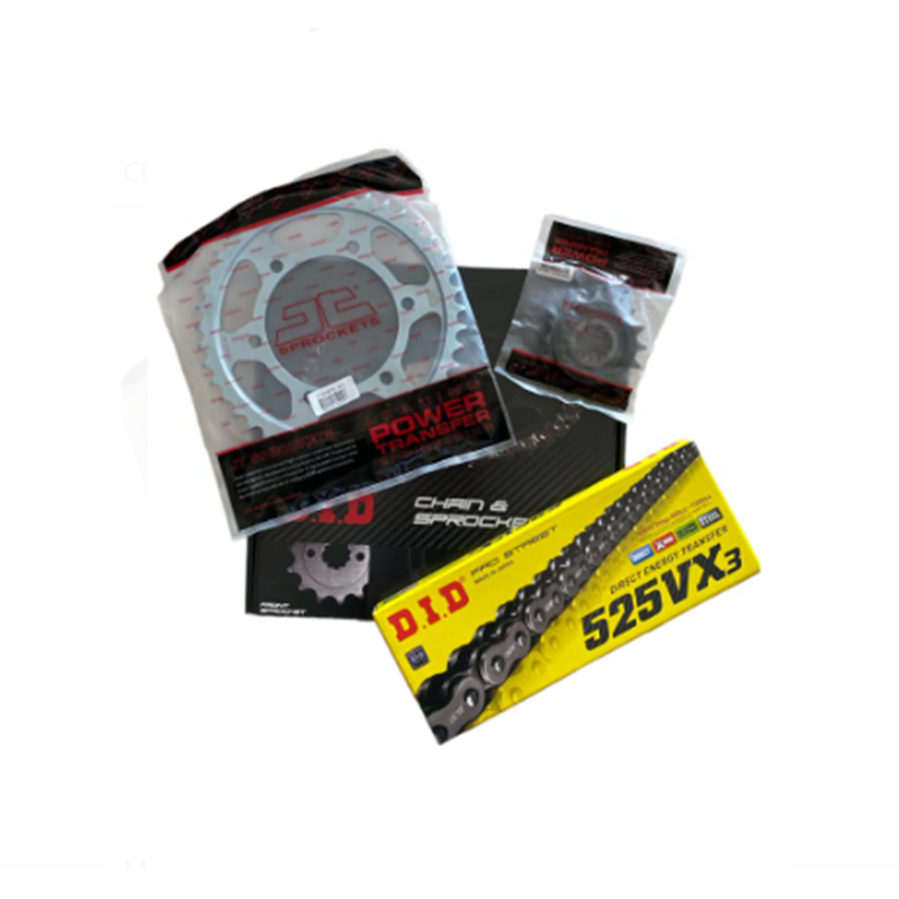 YAMAHA MT-07 700 (2014-2020) ZİNCİR DİŞLİ SETİ VX3 (ÇELİK) JJ525VXBB790