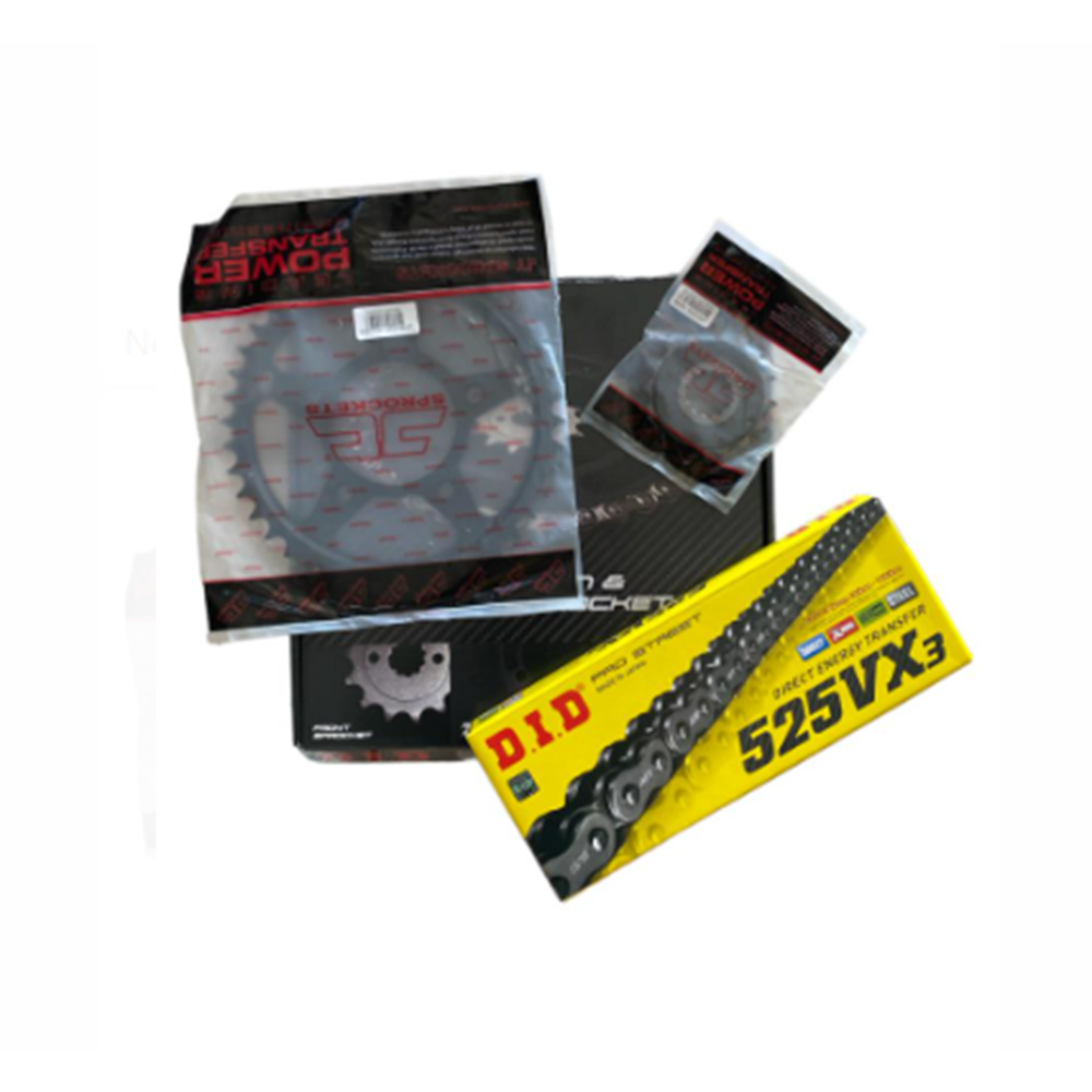 HONDA CRF L AFRICA TWIN ADV / DCT 1000 (2016-2019) VX3 (ÇELİK) ZİNCİR DİŞLİ SETİ JJ525VXBB881