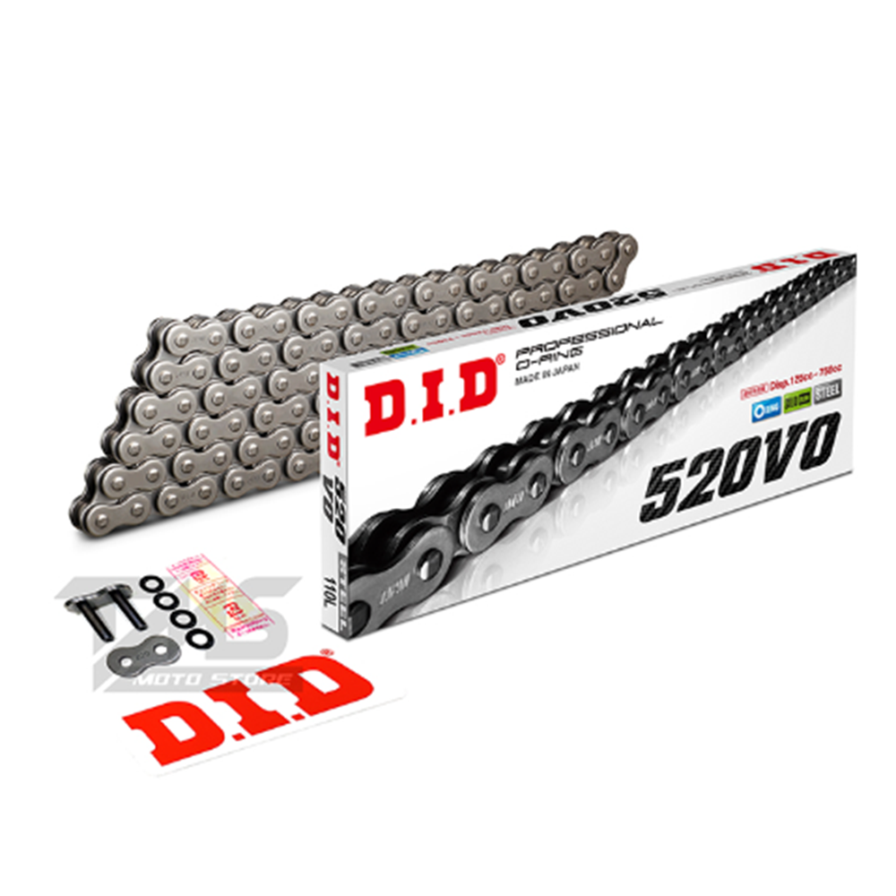 DID-520 ORING 110 LİNK ÇELİK ZİNCİR (O-RİNG) BMW F650 -KAWASAKİ KLE500 KTM DUKE200 YAMAHA XT660 (X-R-Z)
