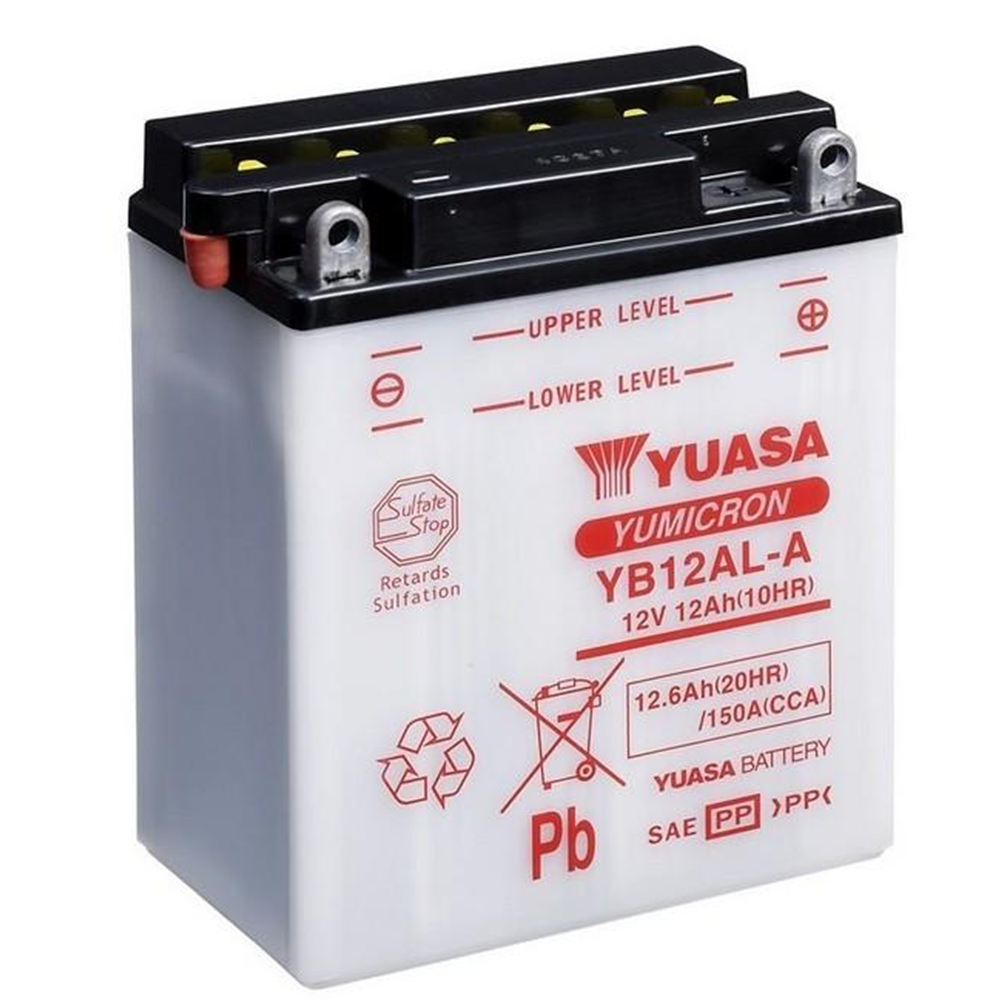 YUASA YB12AL-A MOTOSİKLET AKÜSÜ