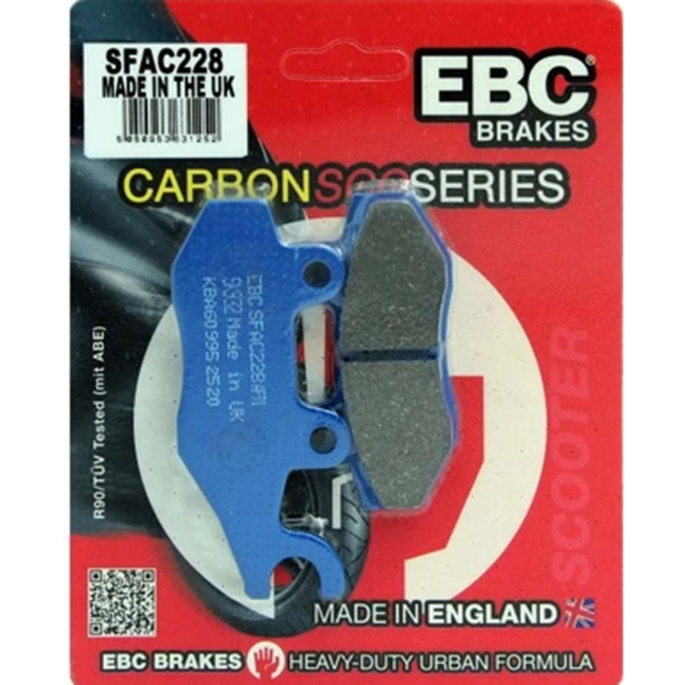 EBC SFAC228 KYMCO AGLİTİY 125 FREN BALATASI