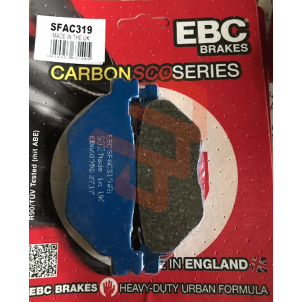 EBC SFAC319 YAMAHA TMAX530 13-18 , TMAX 500 12-16 CARBON ARKA FREN BALATASI