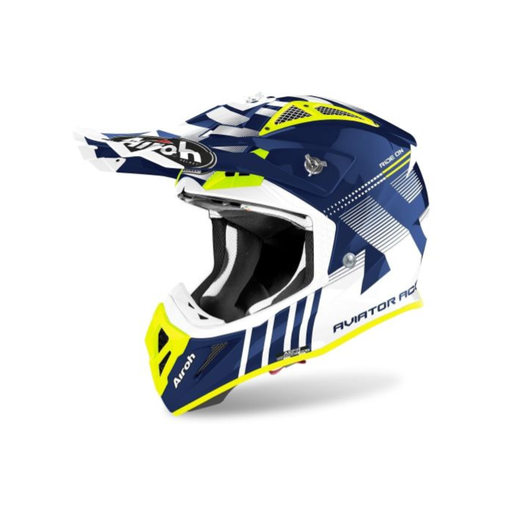 AIROH AVIATOR ACE NEMESI BLUE GLOSS KASK M BEDEN AVAN18