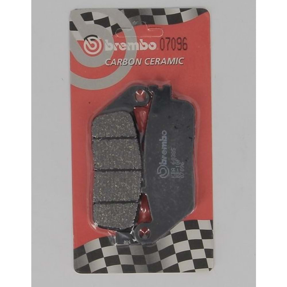 BREMBO 07096 KARBON SERAMİK FREN BALATASI YAMAHA MT01 MAX250/400 -X-CITY