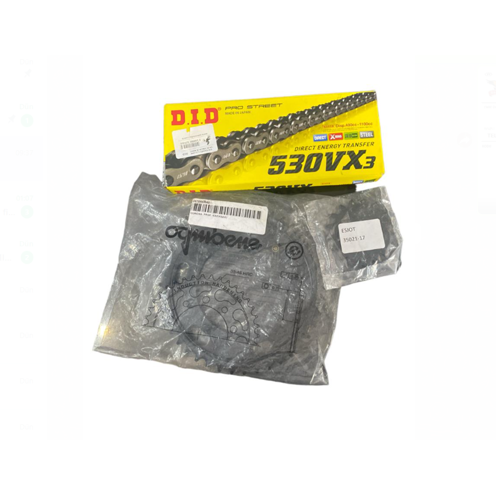 KAWASAKİ VN 800 ZİNCİR DİŞLİ SETİ DID