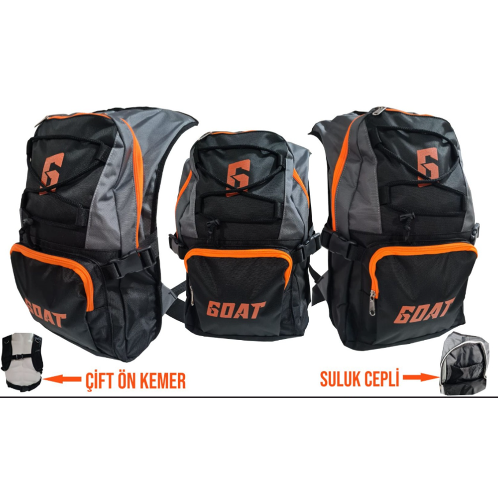 GOAT ENDURO SIRT ÇANTASI BÜYÜK BOY (TURUNCU)
