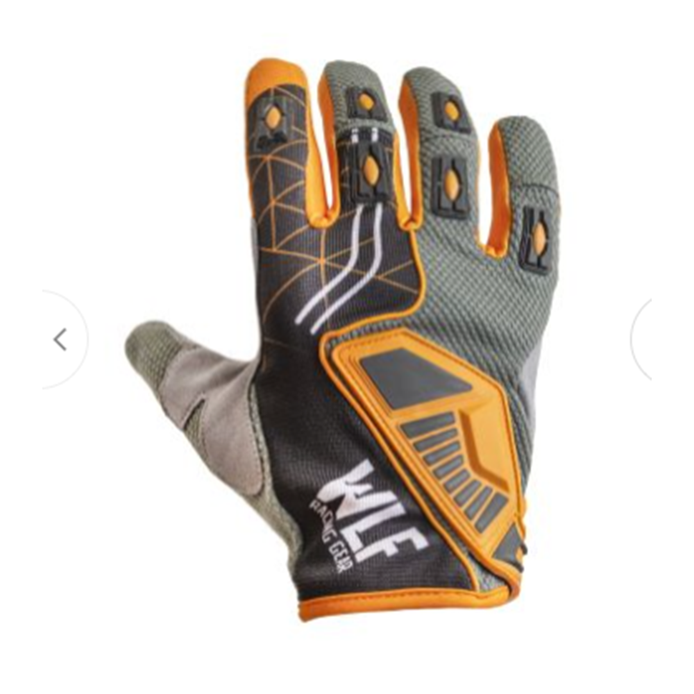 WLF RACING MX ELDİVEN GRİ TURUNCU SH-06-6052-GT (L BEDEN)