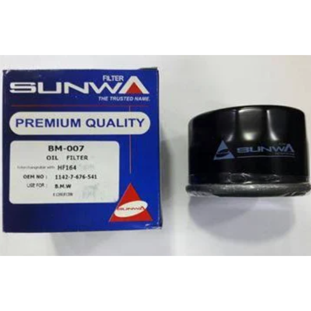 sunwa bm-007 hf 164 BMW K 1600 GT /R 1200 GS / ADV / RALLY yağ filtresi