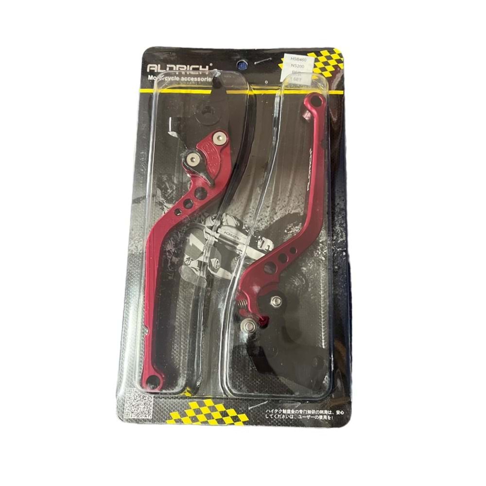 BAJAJ NS200 AYARLANABİLİR FREN MANET KIRMIZI HSB460