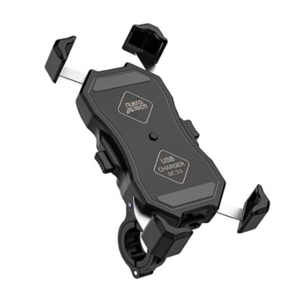 Nukrotech CHT USB li Motosiklet Telefon Tutucu